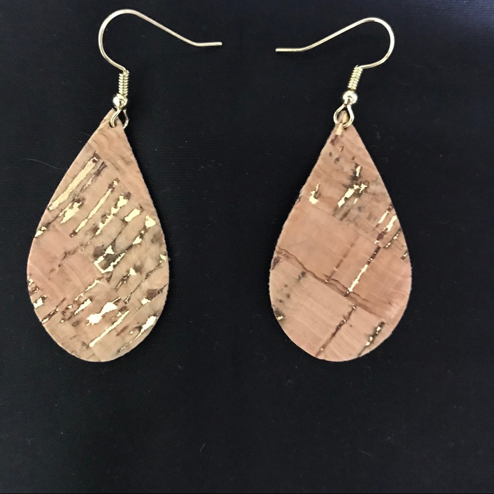 Handcrafted Cork Earrings!